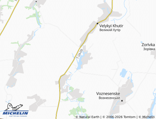 Mapa MICHELIN Ashanivka - ViaMichelin