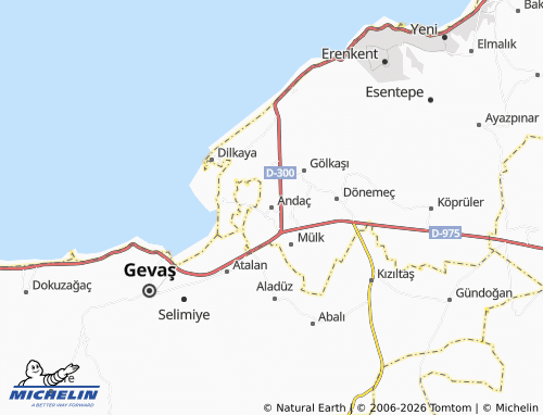Mappa MICHELIN Andaç - ViaMichelin