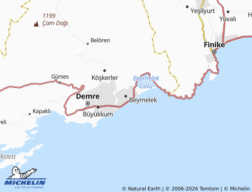 MICHELIN Beymelek map - ViaMichelin