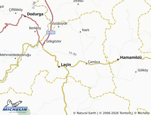 Mappa MICHELIN Mescitli - ViaMichelin
