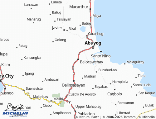 MICHELIN Balocawehay map - ViaMichelin
