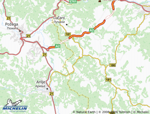 MICHELIN-Landkarte Lis - ViaMichelin