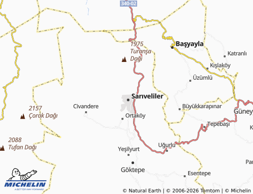 Mapa MICHELIN Baş - ViaMichelin