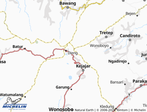 MICHELIN Parikesit map - ViaMichelin
