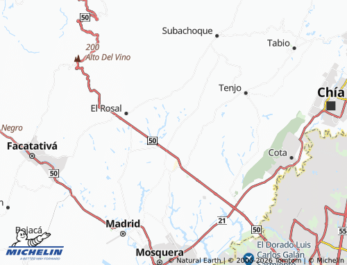 Carte MICHELIN La Cuesta - ViaMichelin