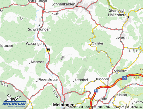 MICHELIN Metzels map - ViaMichelin