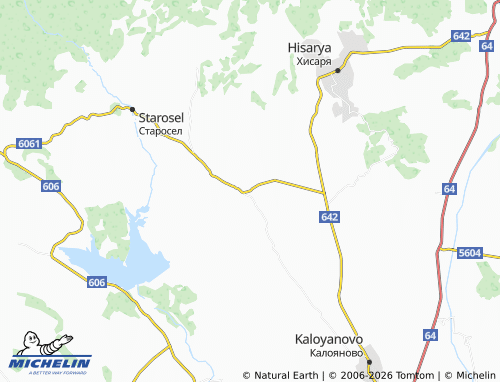 Mappa MICHELIN Staro Zhelezare - ViaMichelin