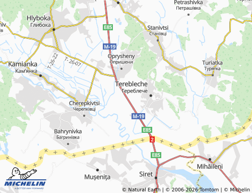 Mappa MICHELIN Sterche - ViaMichelin