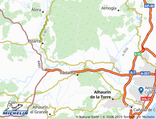 MICHELIN Los Morenos map - ViaMichelin
