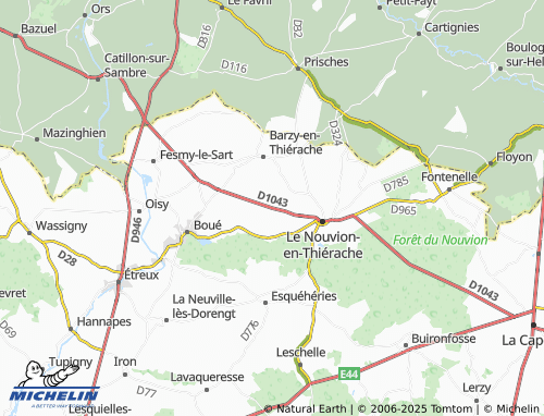 MICHELIN La Malassise map - ViaMichelin