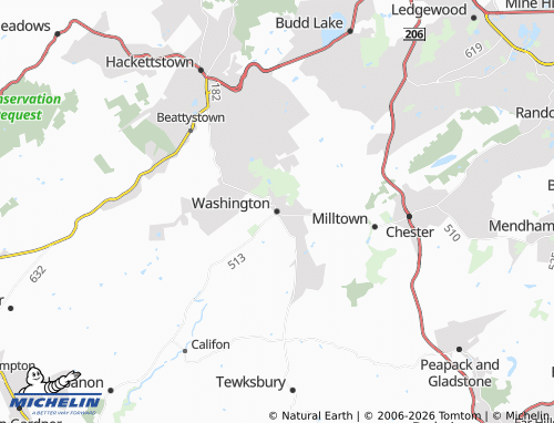 Mapa MICHELIN Washington - ViaMichelin