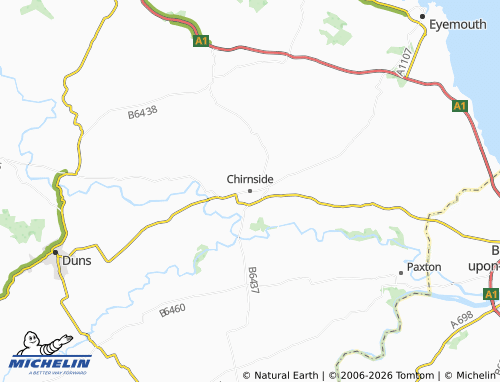 Carte MICHELIN Chirnside - ViaMichelin