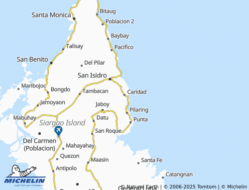 MICHELIN Caridad map - ViaMichelin