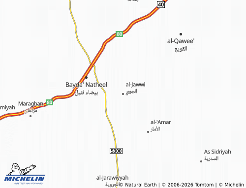 Carte MICHELIN al-Jawwi - ViaMichelin