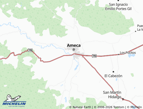 MICHELIN El Naranjo map - ViaMichelin