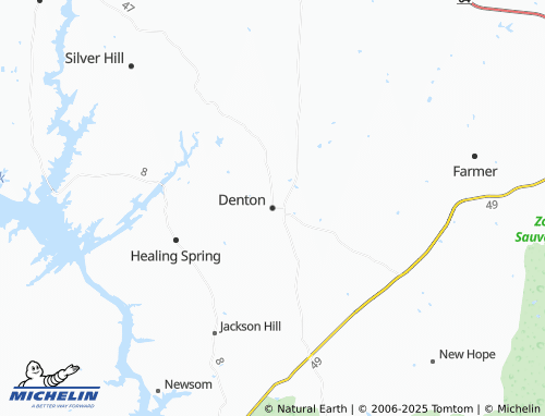MICHELIN Denton map - ViaMichelin