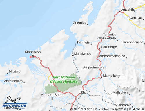 MICHELIN Mahajanga II map - ViaMichelin
