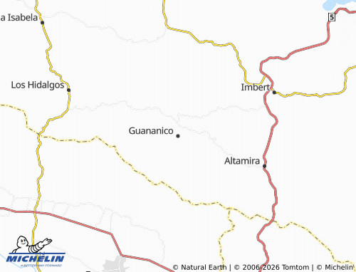 MICHELIN Guananico map - ViaMichelin