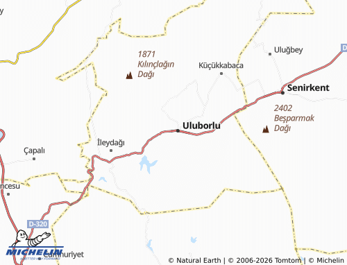 Mapa MICHELIN Taşköprü - ViaMichelin