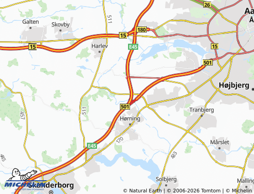 Carte MICHELIN Edslev - ViaMichelin