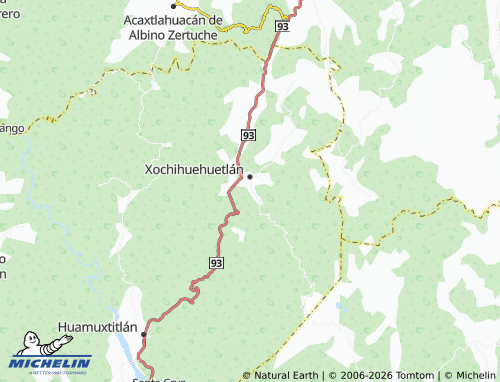 Mappa MICHELIN Tierra Blanca - ViaMichelin