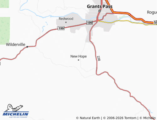 Mappa MICHELIN New Hope - ViaMichelin