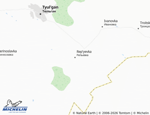 MICHELIN-Landkarte Rep'yevka - ViaMichelin