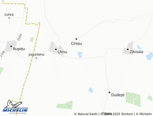 MICHELIN Vultureni map - ViaMichelin