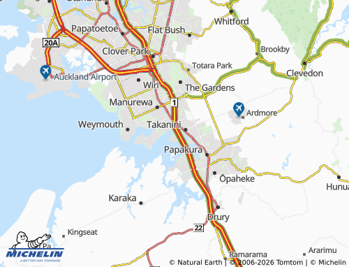 Mapa MICHELIN Conifer Grove - ViaMichelin