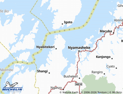 MICHELIN-Landkarte Tundwe - ViaMichelin