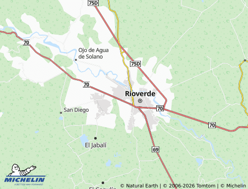 MICHELIN La Fuente map - ViaMichelin