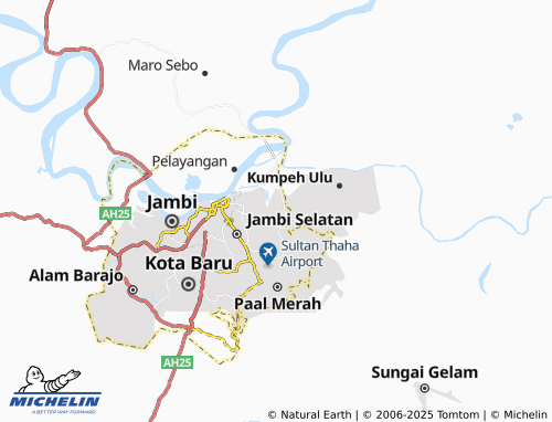 MICHELIN Payo Selincah map - ViaMichelin