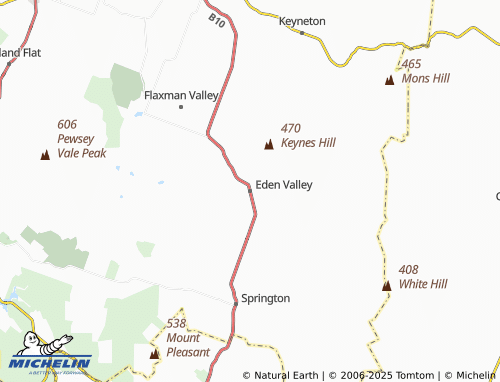 MICHELIN Eden Valley map - ViaMichelin