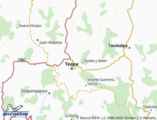 MICHELIN La Ceiba map - ViaMichelin