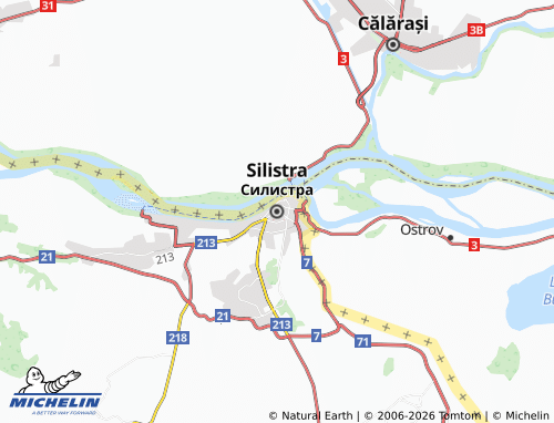 Mapa MICHELIN Silistra - ViaMichelin