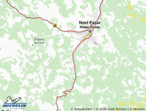 Carte MICHELIN Bajevica - ViaMichelin