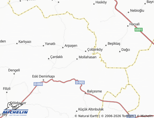 Mappa MICHELIN Mollahasan - ViaMichelin