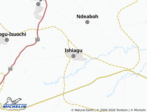 Mappa MICHELIN Ishiagu - ViaMichelin