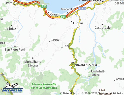 Carte MICHELIN Tripi - ViaMichelin