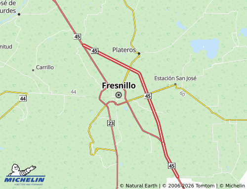Mappa MICHELIN Manuel M Ponce, Olivar - ViaMichelin