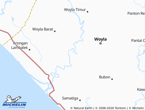 MICHELIN Gempa Raya map - ViaMichelin