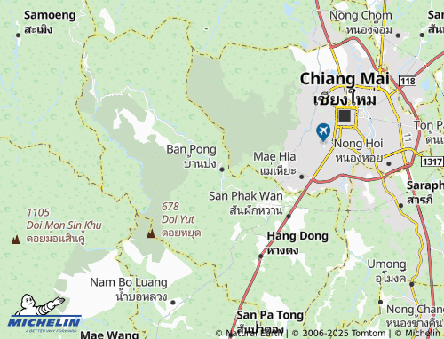 MICHELIN Ban Pong map - ViaMichelin