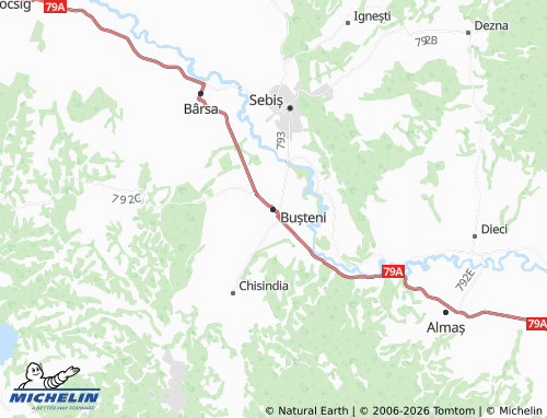 Carte MICHELIN Bușteni - ViaMichelin