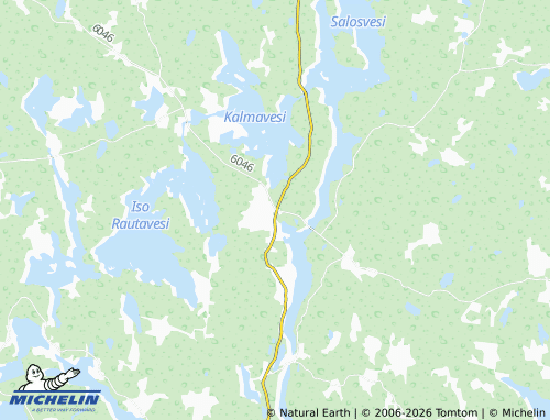 MICHELIN Koskenpää map - ViaMichelin