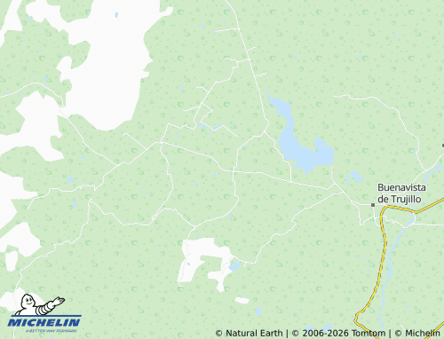 Mapa MICHELIN Benito Juárez, Refugio de Ábrego - ViaMichelin