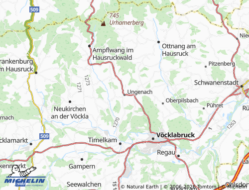 MICHELIN Ungenach map - ViaMichelin