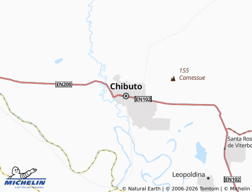 MICHELIN-Landkarte Chibuto - ViaMichelin
