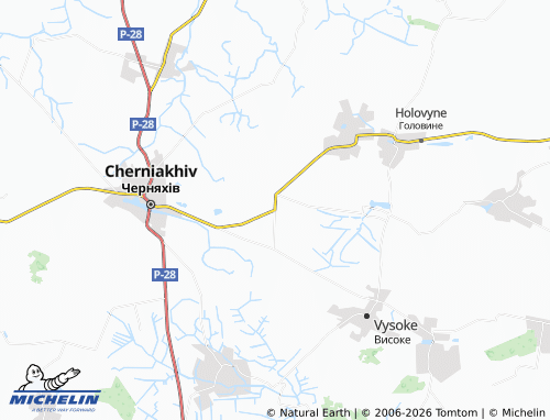 Mapa MICHELIN Divochky - ViaMichelin