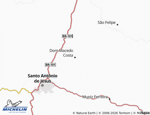 MICHELIN Dom Macedo Costa map - ViaMichelin