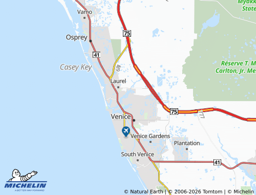 Mapa MICHELIN Nokomis - ViaMichelin